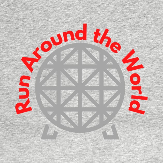 Run Around the World Tee by Earful Runner